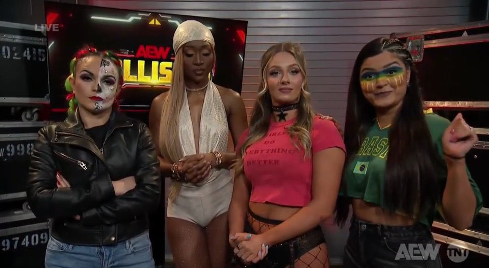 Um beijo pra Tay Melo! 🇧🇷

#AEWCollision