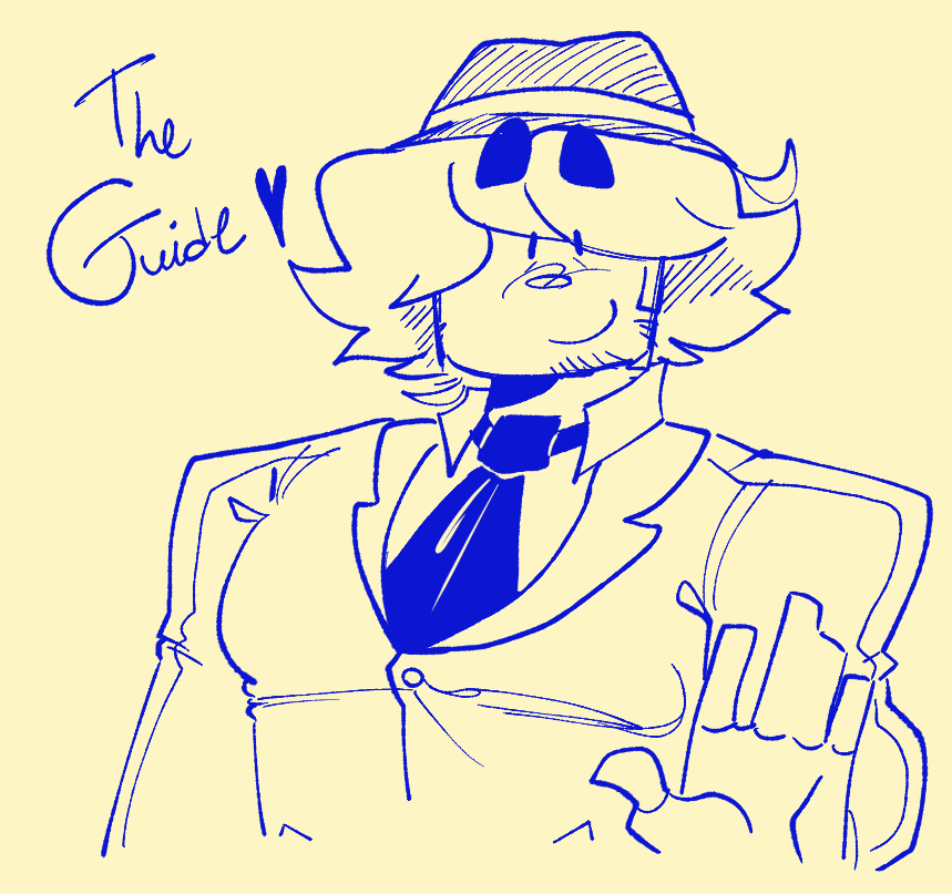 S0fiasife's tweet image. He&apos;s such a cutie patootie. Love him so so much /pos,,,
The Guide doodles I&apos;ve done recently for fun!!

#floodescape2 #floodescape2fanart #theguide #robloxart