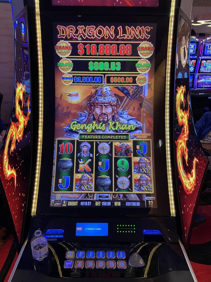 The only thing hotter 🔥 than the 100° weather today is the $24,130 jackpot on the Dragon 🐉 Link machine. Congratulations to our lucky <a href="/CaesarsRewards/">Caesars Rewards</a> member, Sang!

Must be 21 or older. Gambling problem? Call or text 1-800-GAMBLER.