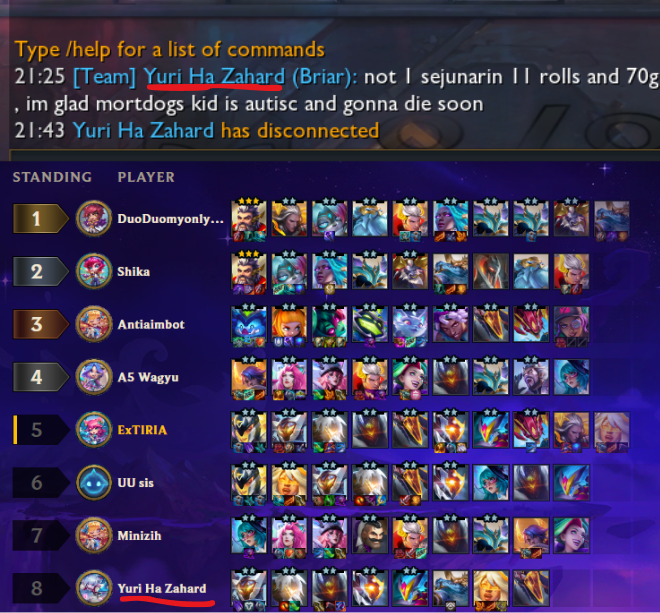 The average TFT player when they are 4 way contested