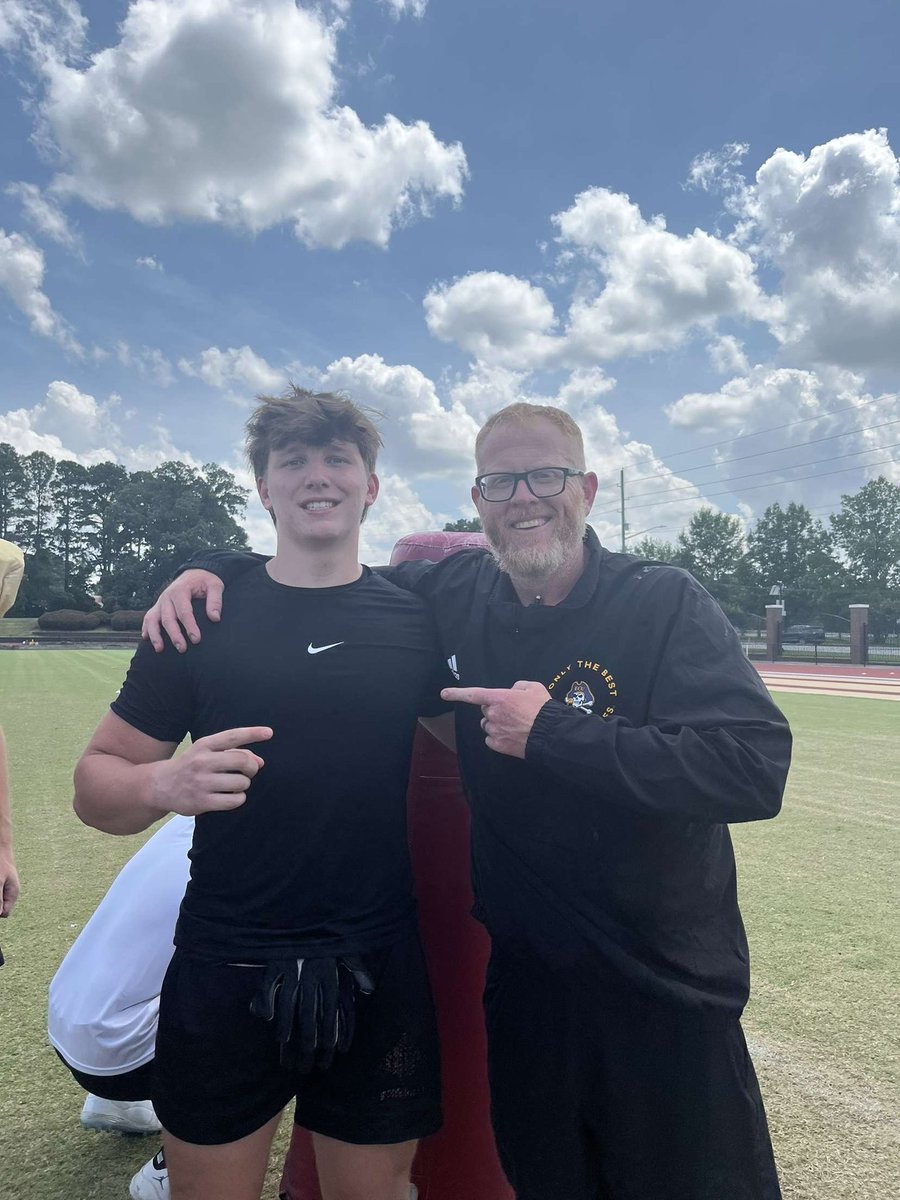 Had a great time competing at ECU today! Good opportunity to get better and learn! <a href="/Coach__Roy_Tesh/">Roy Tesh</a> <a href="/ECUPiratesFB/">ECU Football</a>