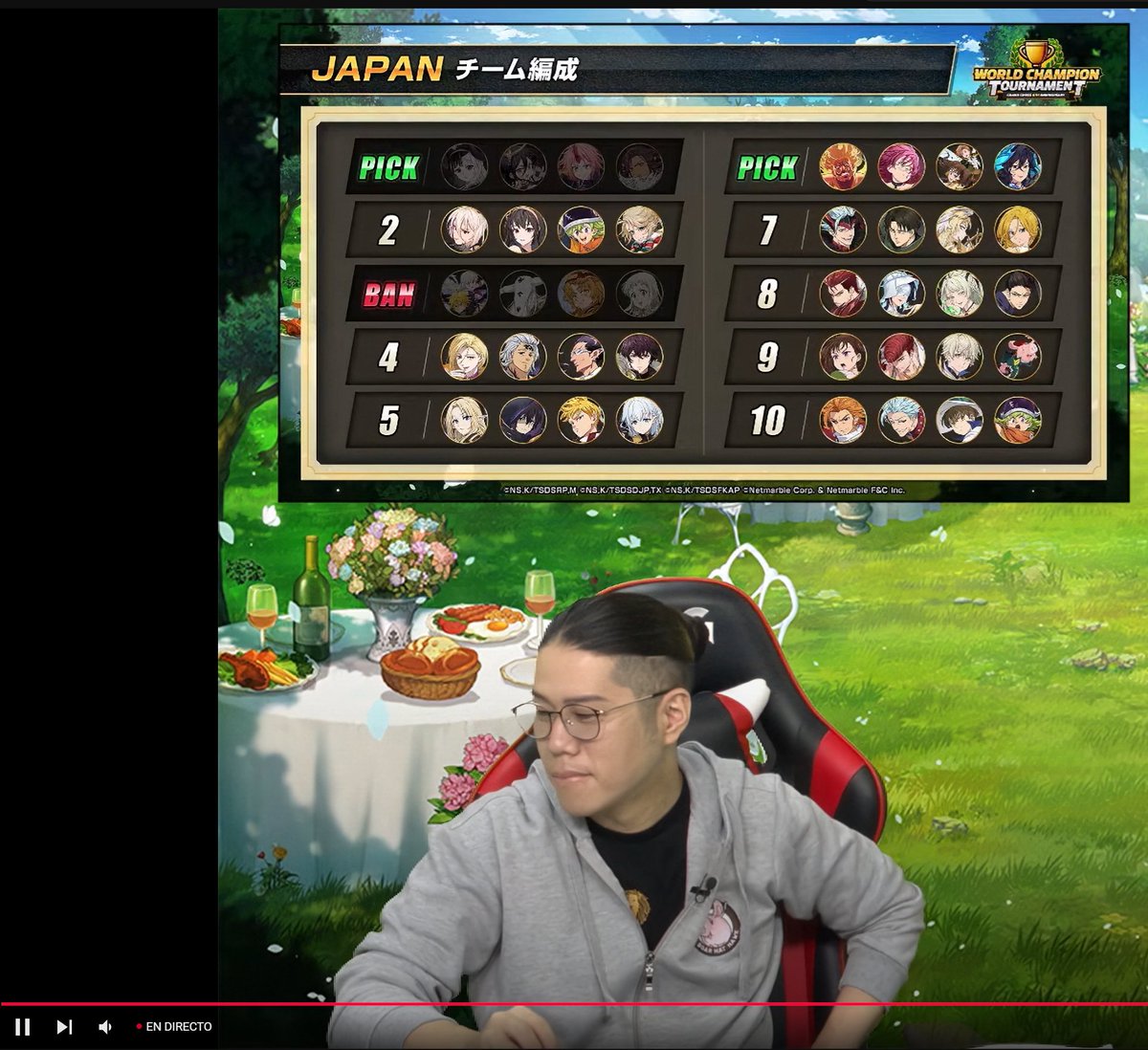 Cally Enfulecido en el stream del torneo de 7DS <a href="/CarryEnfurecido/">Carry, Sin of Origin ⚡</a>