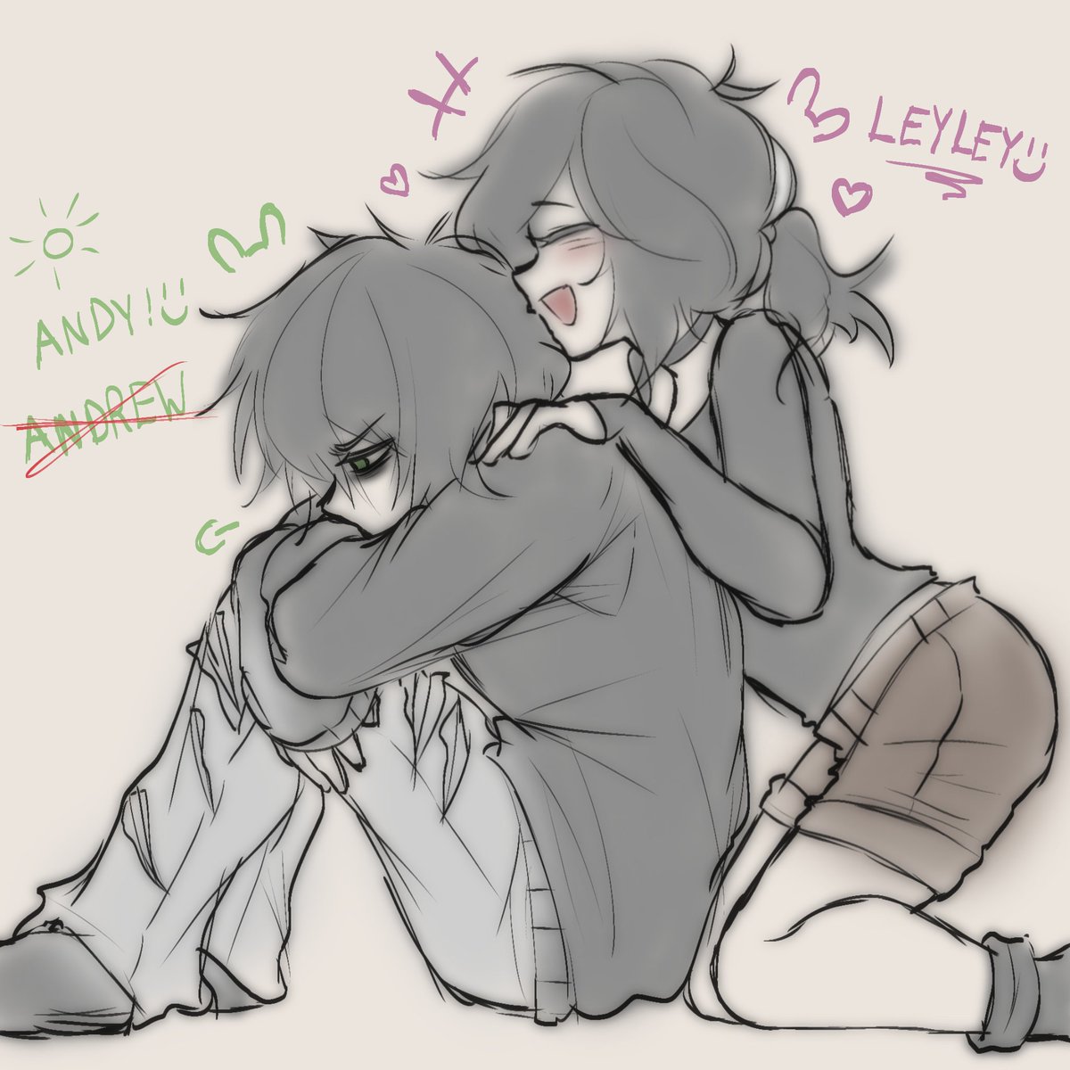 aunicornsashes's tweet image. they are so doomed, their story makes me want to sob everytime.
#tcoaal #thecoffinofandyandleyley #ashleygraves #andrewgraves #fanart #art