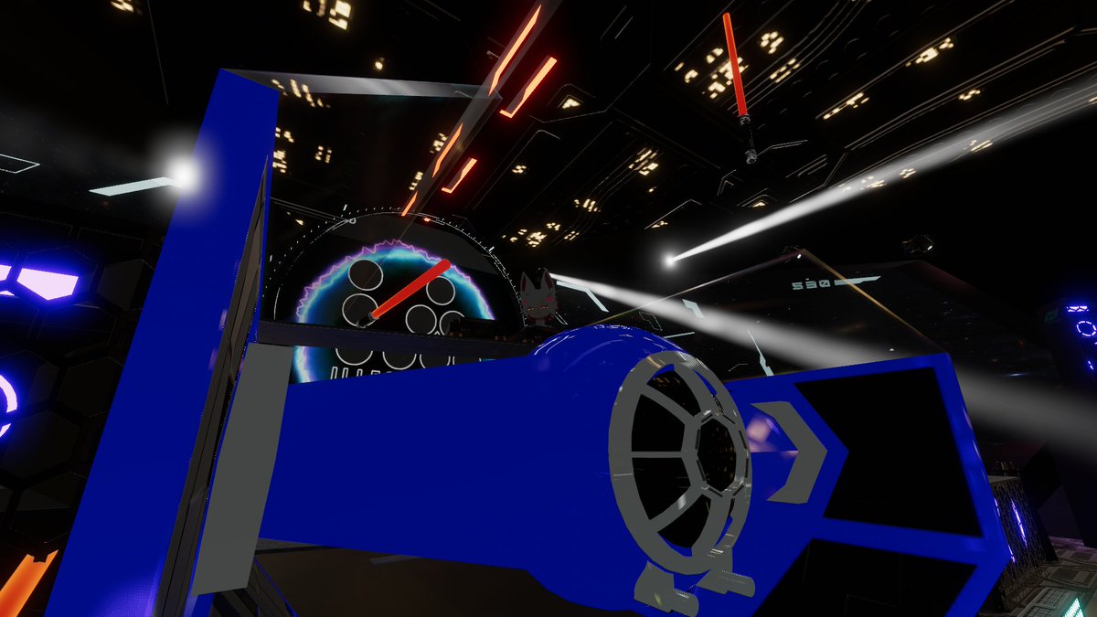 505ukeさん海外VRイベントTHE DARK SIDEで鬼ミニマルDJ！ブースがダースベイダーの戦闘機ですね。505ukeさんアバターがいつもと違うのは暗黒面に堕ちたのかな。