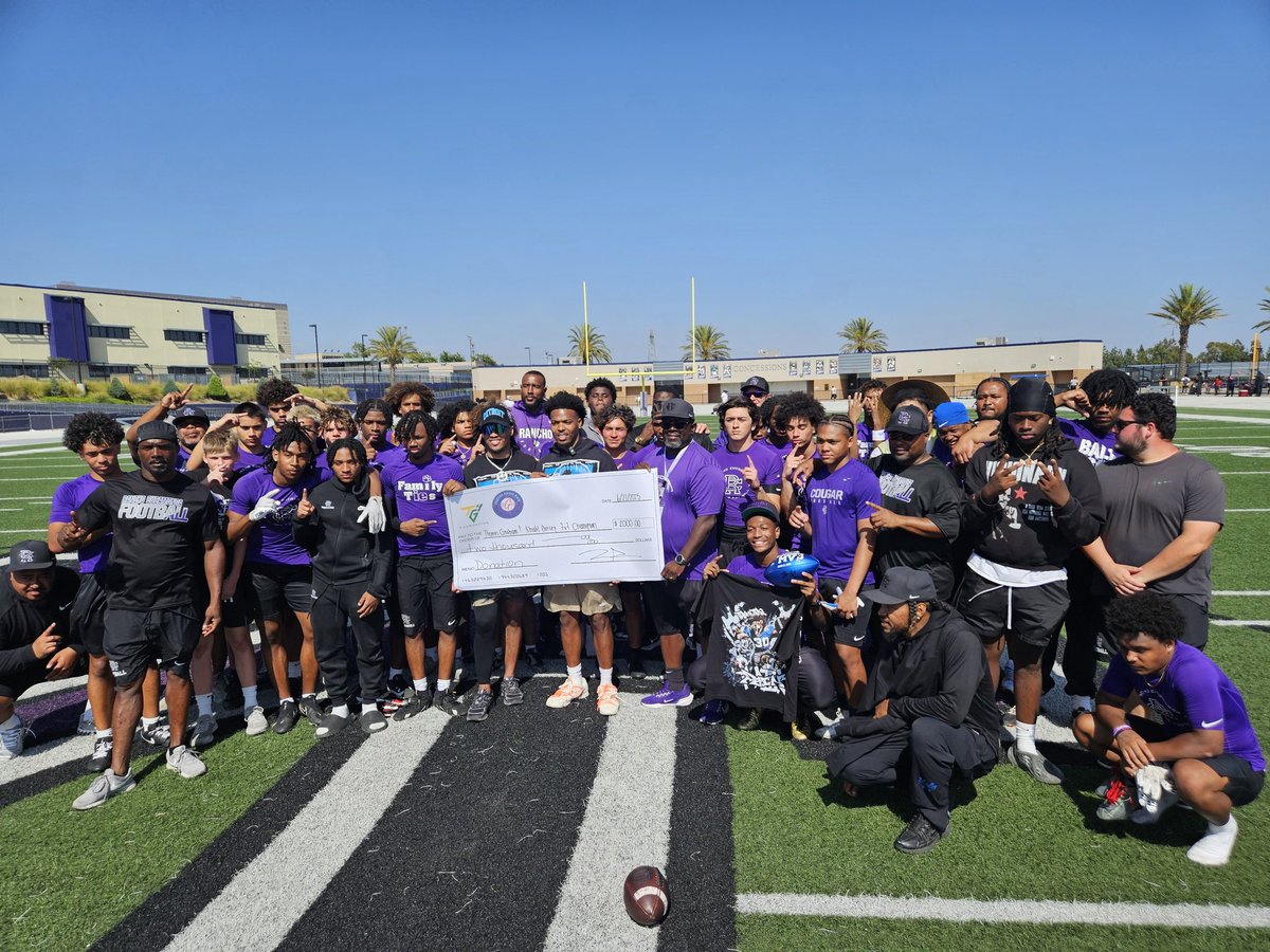 Jamaal Chambers (@jamaalchambers_) on Twitter photo Who's house 💜🖤
<a href="/RCHSCougarsFB/">RCHS Football</a> showed out today! 6-0 ‼️
Championship 🏆✅️
MVP's ✅️✅️
Tustin ✅️✅️
John Muir ✅️
Baldwin Park✅️
Ontario Christian ✅️
Oak Hills ✅️ Who's house 💜🖤
<a href="/RCHSCougarsFB/">RCHS Football</a> showed out today! 6-0 ‼️
Championship 🏆✅️
MVP's ✅️✅️
Tustin ✅️✅️
John Muir ✅️
Baldwin Park✅️
Ontario Christian ✅️
Oak Hills ✅️
