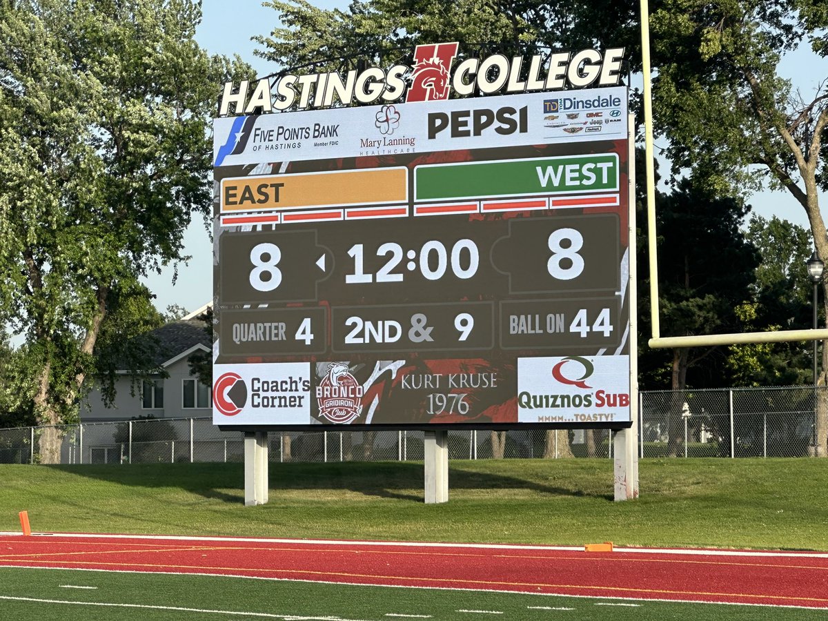 Can’t ask for more than a tie game headed to the 4th!