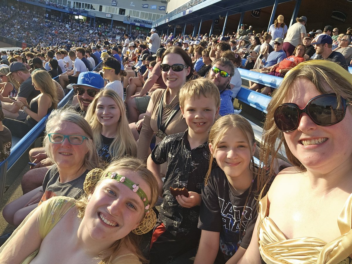Loving Star Wars night at the Whitecaps game! <a href="/wmwhitecaps/">West Michigan Whitecaps</a> #wmwhitecaps #starwars #catchthewave