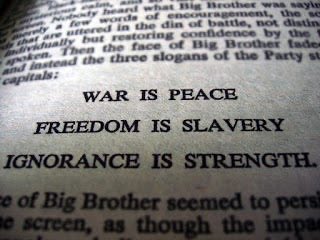 george orwell warned us about times like these but american literacy is at an all time low and no one reads or can read anymore