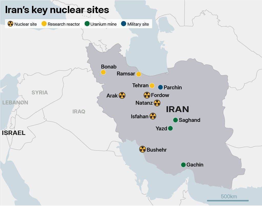 Fordow, Natanz e Isfahán: las tres instalaciones nucleares iraníes 🇮🇷 atacadas por Estados Unidos 🇺🇸👇