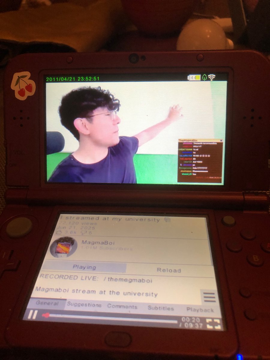 Amo mi 3ds
#ThemagmaboiFanArt
<a href="/TheMagmaBoi/">TheMagmaBoi | 💀🔪</a> 
Si funciona fr