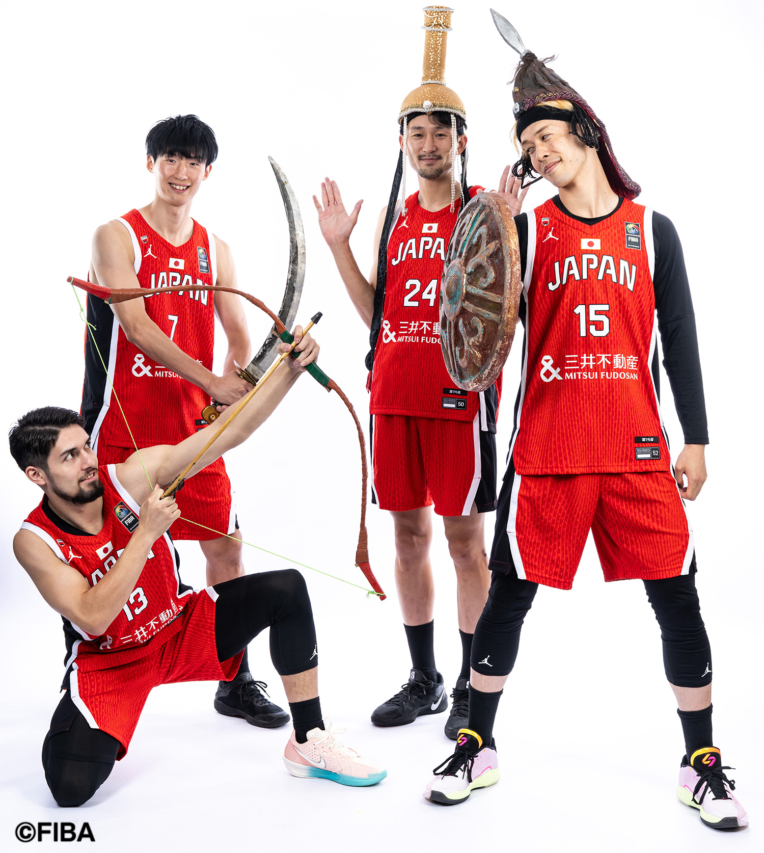 3x3バスケ日本代表ウェア（セットアップ） バスケットボールワールドカップ2023：男子日本代表AKATSUKI