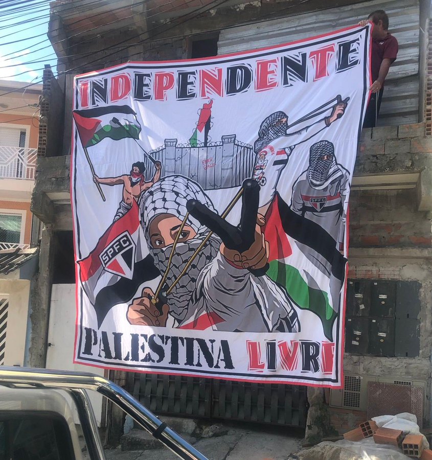 PHOTO | São Paulo FC, Brazil 

#FreePalenstine