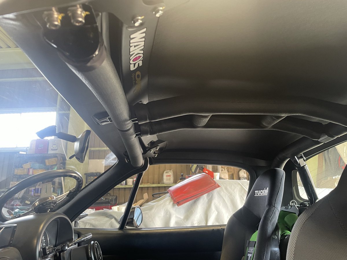 GarageDiversion's tweet image. NA8Cロールバー取り付け作業。
#GarageDiversion #NA8C