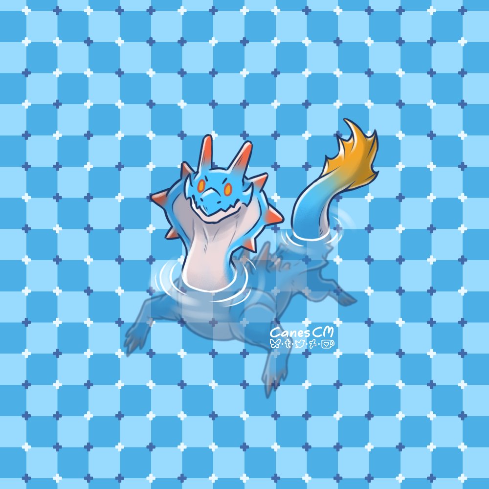 floating Lagi
coming out of water to meet you on your chosen Wilds platform soon™️

#MonsterHunter #Lagiacrus