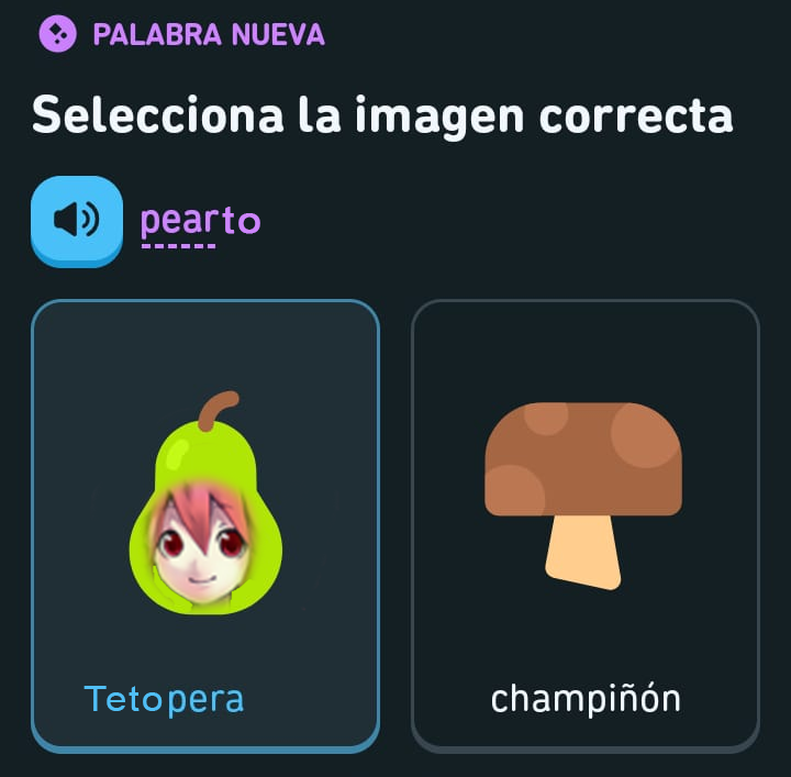 JamesCrossDS's tweet photo. Duolingo siendo Duolingo 🍐
#pearto #Duolingo #tetopera https://t.co/vcAhTmakQy