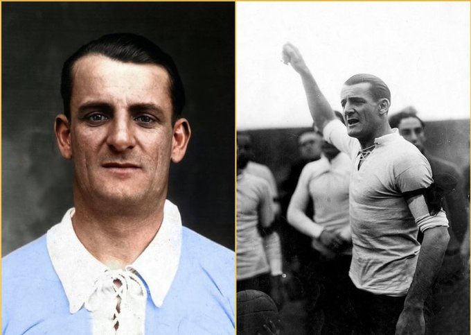 UruguayFootENG's tweet image. Sorry, boys. Learn some history. @FIFAcom and the @FIFAMuseum  officially recognize José Nasazzi as the first 3x world champion. And he actually played in those 3 finals, unlike what happened in 1962. Cheers. 

• ⭐️ 1924
• ⭐️ 1928
• ⭐️ 1930