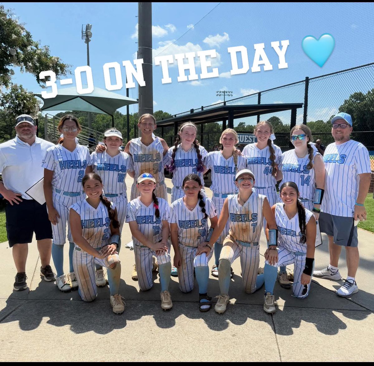 LadyHeelsBaker's tweet photo. These girls worked hard today and had each other’s backs. Back at it tomorrow at 9:30! @tiny_smith12 @AlyssiaSinclair @38Aubrey @tgs2027  @TinaFeliciano02 @cassideemoulton @ccrisp2026 https://t.co/VydgeaoaeI