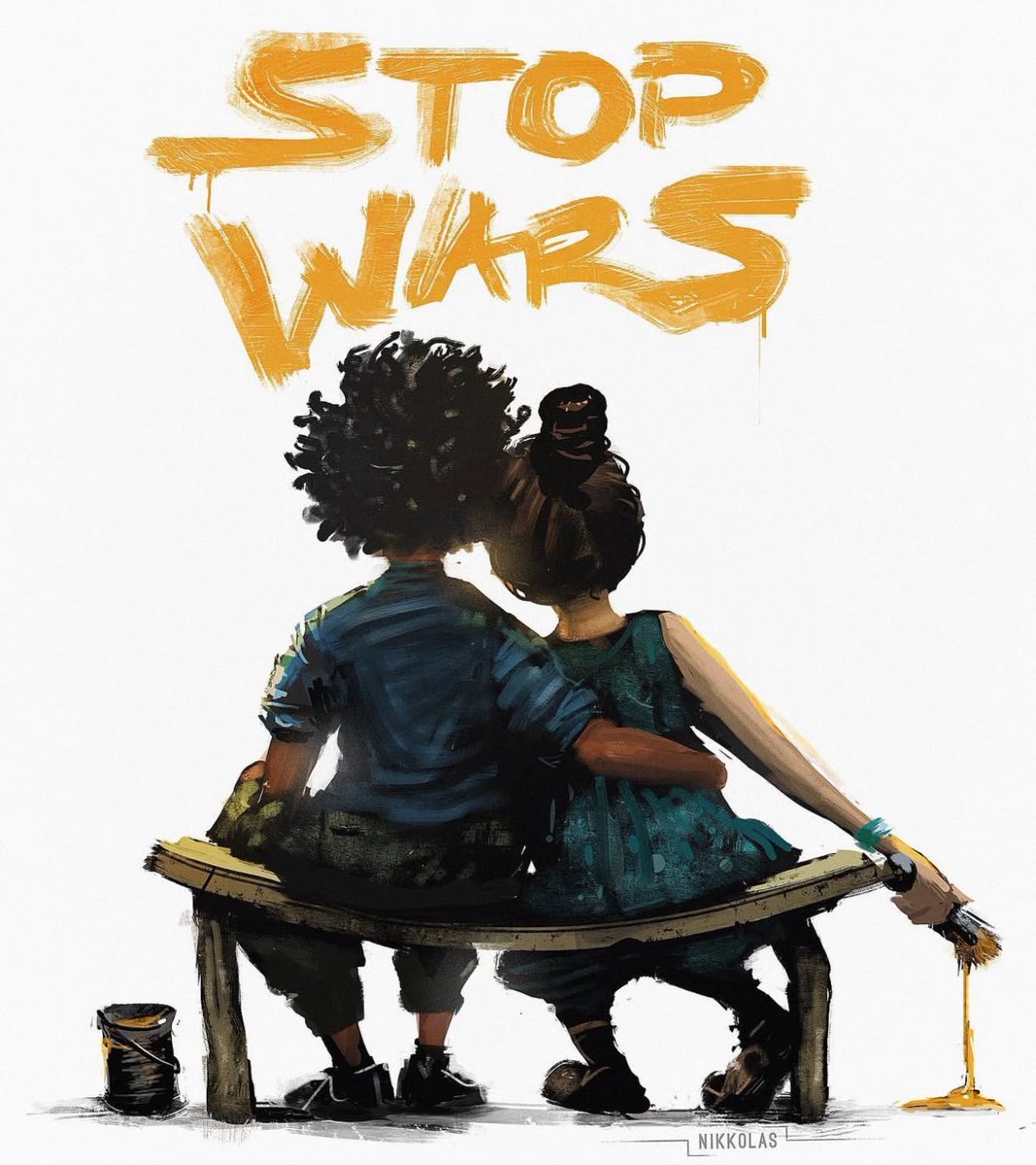 World Wars. 
Class Wars. 
Nuclear Wars. 
Race Wars.

When will we learn?  
#StopWars