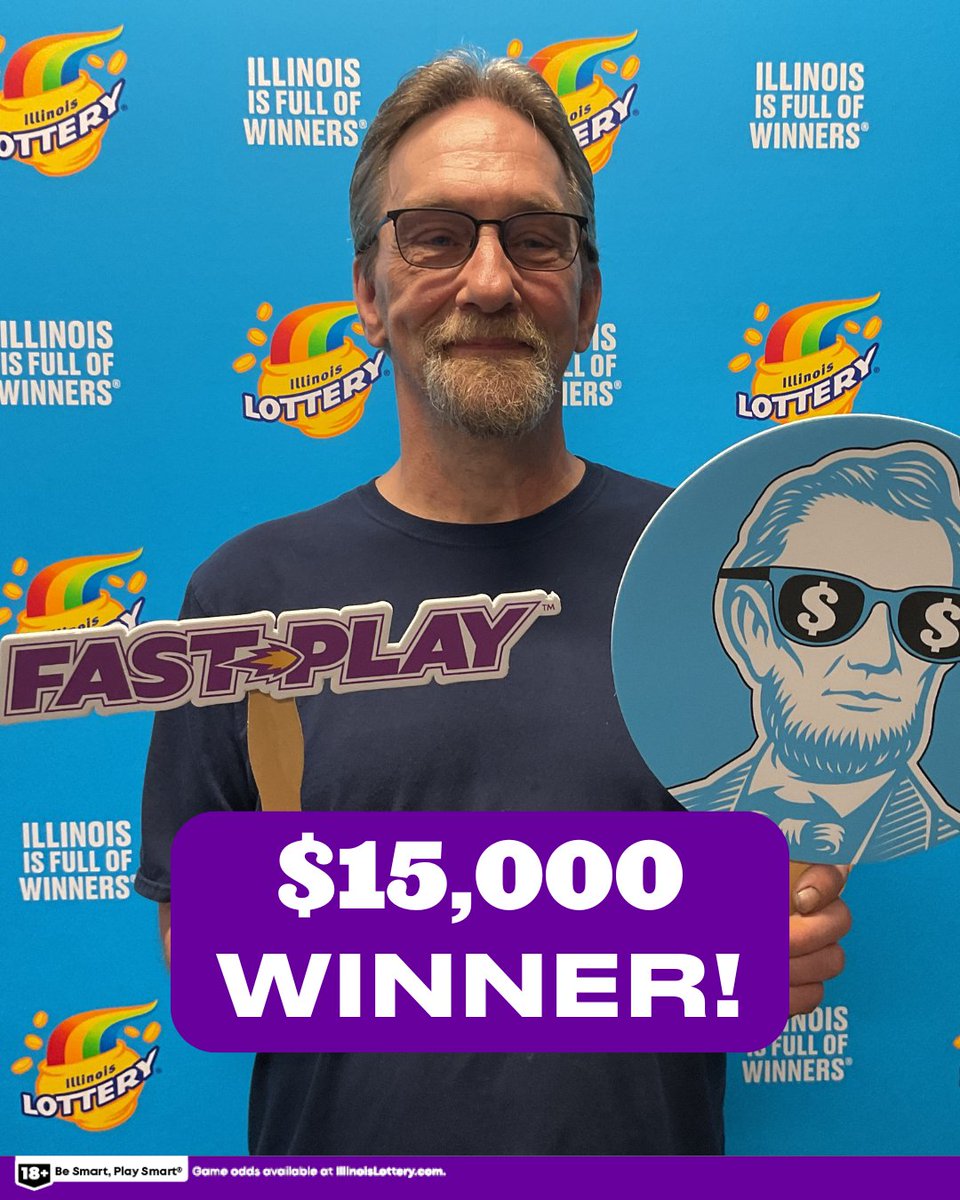 IllinoisLottery's tweet image. 🎉 Congratulations to Scott who won $15,000 playing #FastPlay Pyramid of Gold online! Play now: bit.ly/FastPlayOnline

#IllinoisisFullofWinners