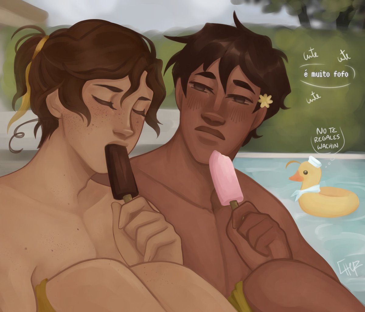 cherrysplashart's tweet photo. [Rd] veranito (1/2)🦆🌸 
#lhparaguay #lhbrasil #parabra #brapara #latinhetalia https://t.co/cCobFnNY33