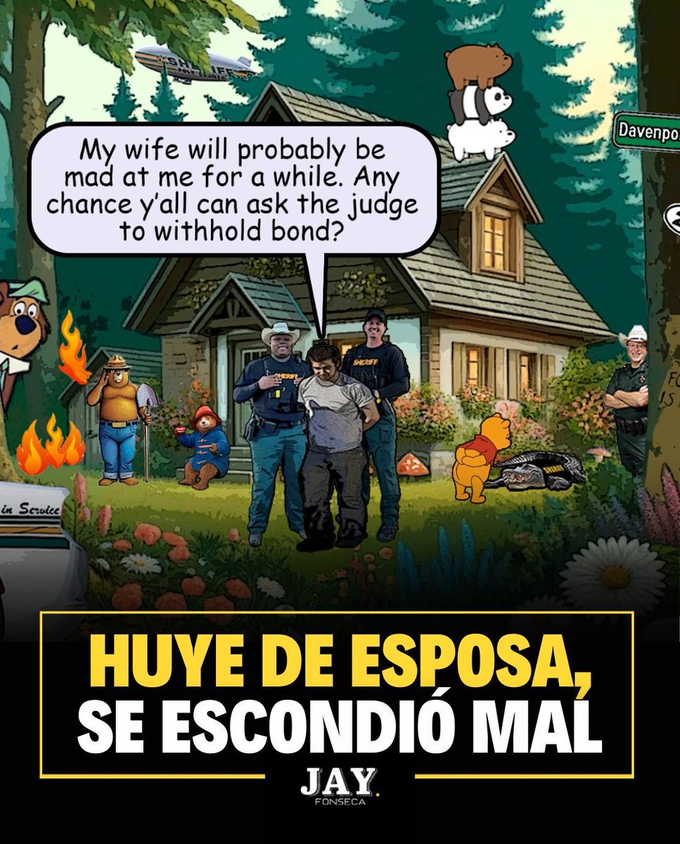 🏠 Un hombre en Davenport, Florida, se metió a una casa ajena para evitar regresar con su esposa tras una pelea.

🍳 El tipo se quedó cuatro días viviendo como si nada: cocinaba y hasta se preparó un baño.

👀 Un vecino vio luces encendidas, alertó al dueño y la policía lo