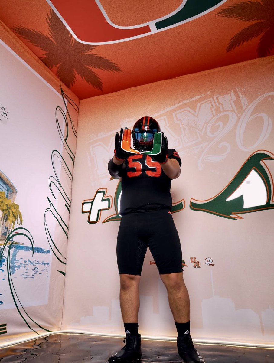 “We want guys who wanna be Canes.” 
‘26 🧡💚🙌🏽 #TrenchWork #Committed
<a href="/JJSparks2026/">JJSparks2026</a>