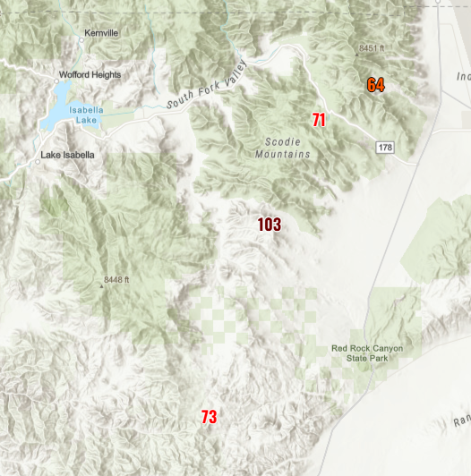 CaliFireTracker's tweet image. It is currently gusting over 100 miles per hour at Bird Springs Pass in California! This is crazy!
#CAwx  #FireWX