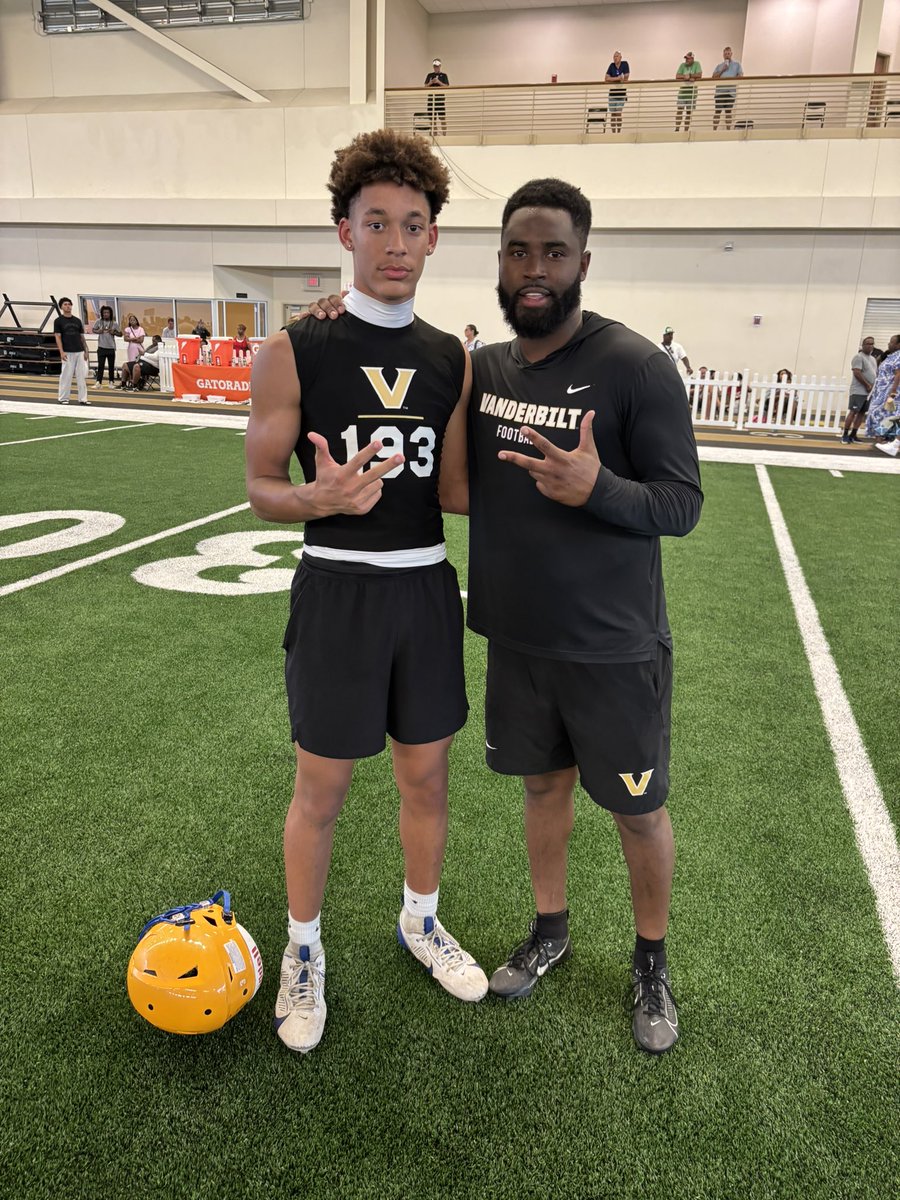 After a great camp and conversation with coaches <a href="/Coach_Lea/">Clark Lea</a> <a href="/CoachAlexBailey/">Alex Bailey</a> &amp; <a href="/CoachJRich_/">Jamaal Richardson</a> I am blessed with an offer from <a href="/VandyFootball/">Vanderbilt Football</a>.  
Thanks for the invite and an amazing camp. <a href="/NickyV05/">Nik Valdiserri</a> <a href="/Kendall_Lawson3/">Kendall Lawson</a> <a href="/DanielGreenVU/">Daniel Green</a> 

<a href="/BuckFitz/">NPA/SUPERMAX 100</a> <a href="/jaxon_rose8/">Jaxon Rose</a> <a href="/Hunter_DeNote/">Hunter DeNote</a>