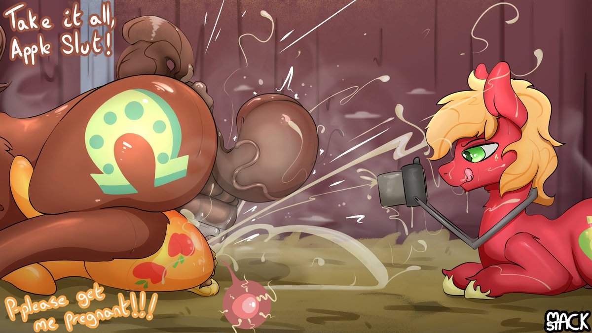 Mare Breaker VIII Climax - Big Mac licked his lips as he focused the camera, ready to record Clyde's bone-shattering orgasm. Moments later he was being soaked as the stallion's excess seed erupted from Applejack's womb. 'She'll look good pregnant', he thought to himself...
