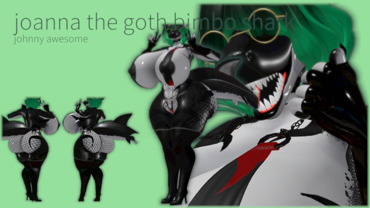 🦈💚Joanna The Goth bimbo Shark💚🦈 tweet media