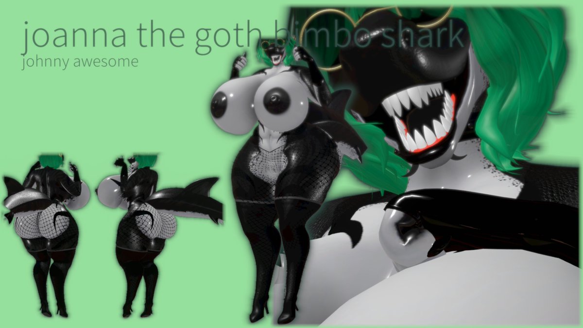 🦈💚Joanna The Goth bimbo Shark💚🦈 tweet media