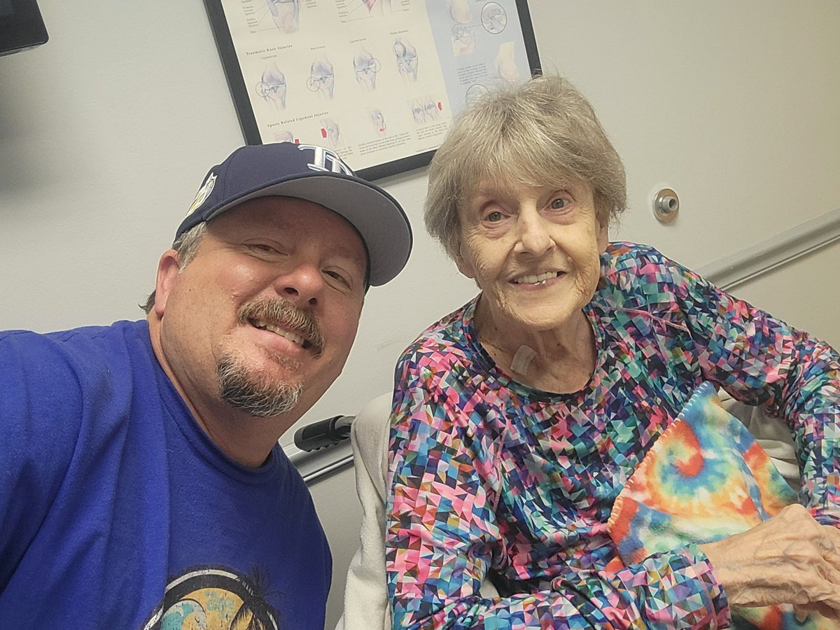 First birthday today since Mom passed. Emotions were good and bad I must admit. Talked to Dad just now and it was a tough day for him. Thanks to all of you this past year helping us get through. This was one of our last pictures. Loved every minute we had Mom. Love you!!!