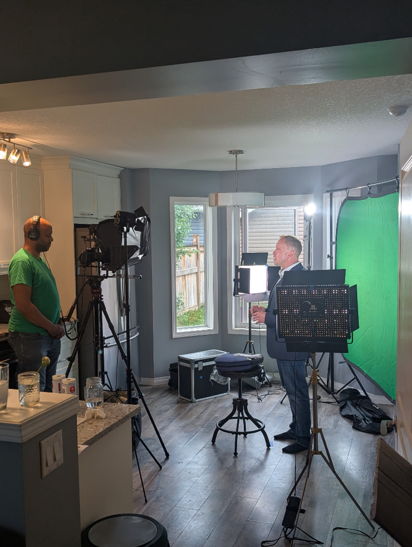 MikeJamiesonYYC's tweet photo. That's a wrap! Had a fantastic time at our video shoot this weekend. I'm excited to share more of my story with you—and my common-sense plan for bringing fiscal sanity and accountability back to City Hall... stay tuned!

#ILikeMikeYYC #Ward12 #YYCElection #YYCPoli #SECalgary https://t.co/jOyv9lQFm7