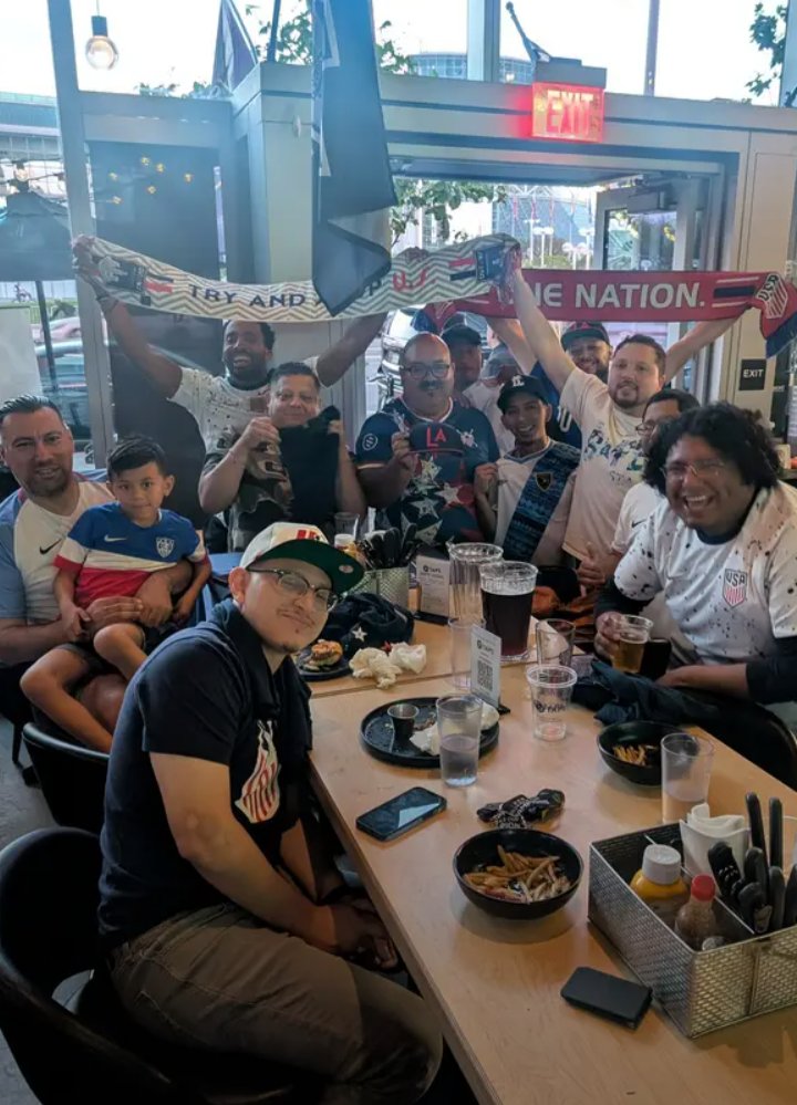 ao_losangeles's tweet photo. See you tomorrow for the mid afternoon kickoff of #USAvHAI at #33Taps in #DTLA. The #USMNT lead the group, but 1st place isn't guaranteed. #Concacaf shenanigans are certain to ensue. #RideMetro to Pico Station and walk one block west to Figueroa. https://t.co/nyBr1k3YYA