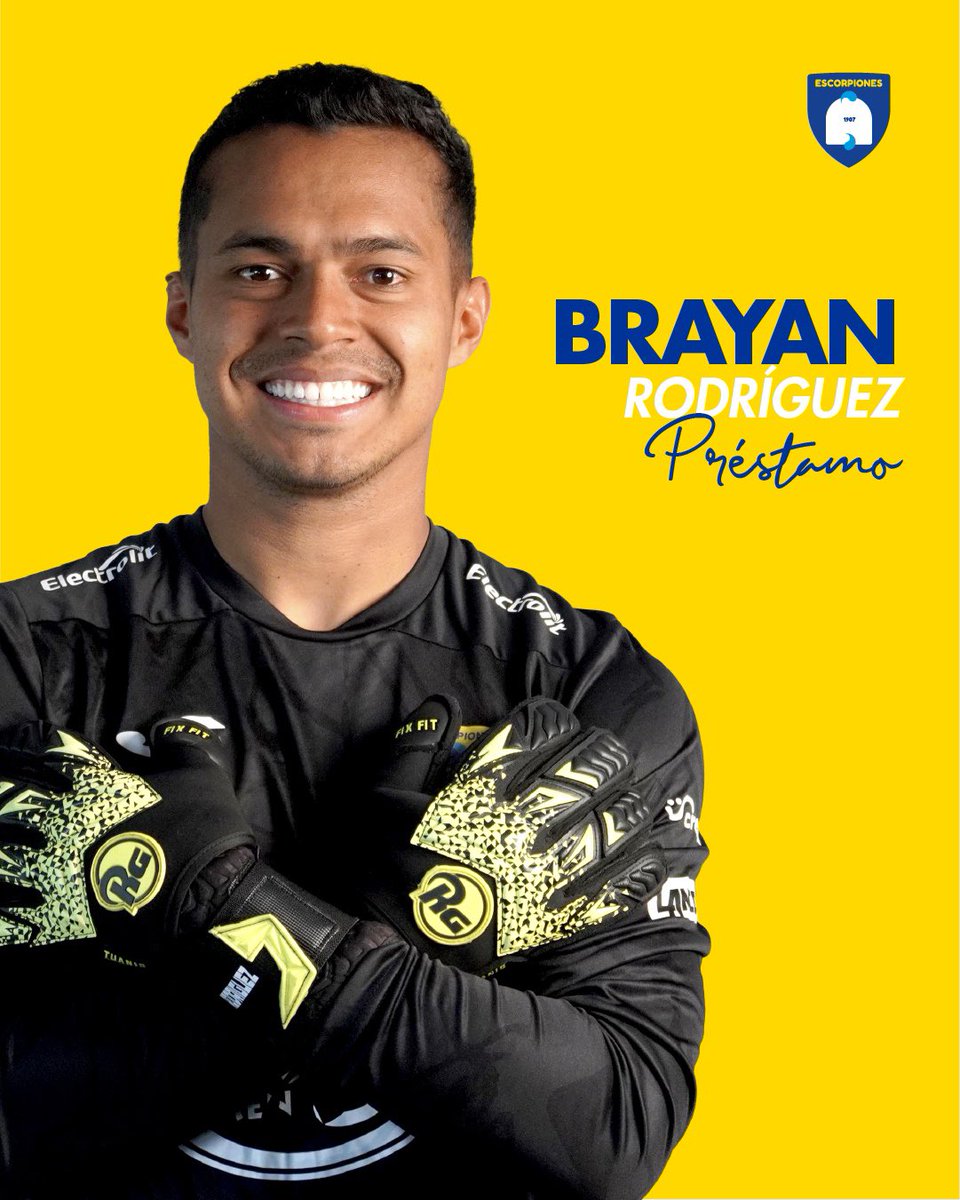¡Muchas gracias, Brayan! 

👉🏼 Nuestro arquero Brayan Rodríguez renovó su ligamen con nuestra institución y a su vez saldrá del equipo en una cesión a préstamo por un año al equipo Diriangén. 🇳🇮📝

¡Le deseamos el mejor de los éxitos a Brayan en esta nueva etapa!  🤩🧤🙏🏼

💙💛🦂