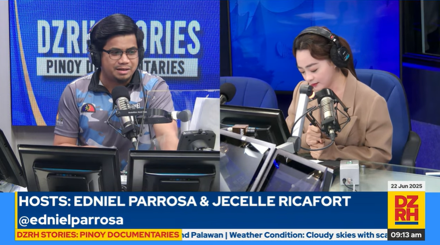 DZRH NEWS (@dzrhnews) on Twitter photo Tutok na sa #DZRHStories: Pinoy Documentaries kasama sina <a href="/ednielparrosa/">Edniel Parrosa</a> at <a href="/JecelleRicafort/">Jecelle Ricafort</a> sa DZRH!
LIVE: facebook.com/share/v/1ANvg2… Tutok na sa #DZRHStories: Pinoy Documentaries kasama sina <a href="/ednielparrosa/">Edniel Parrosa</a> at <a href="/JecelleRicafort/">Jecelle Ricafort</a> sa DZRH!
LIVE: facebook.com/share/v/1ANvg2…