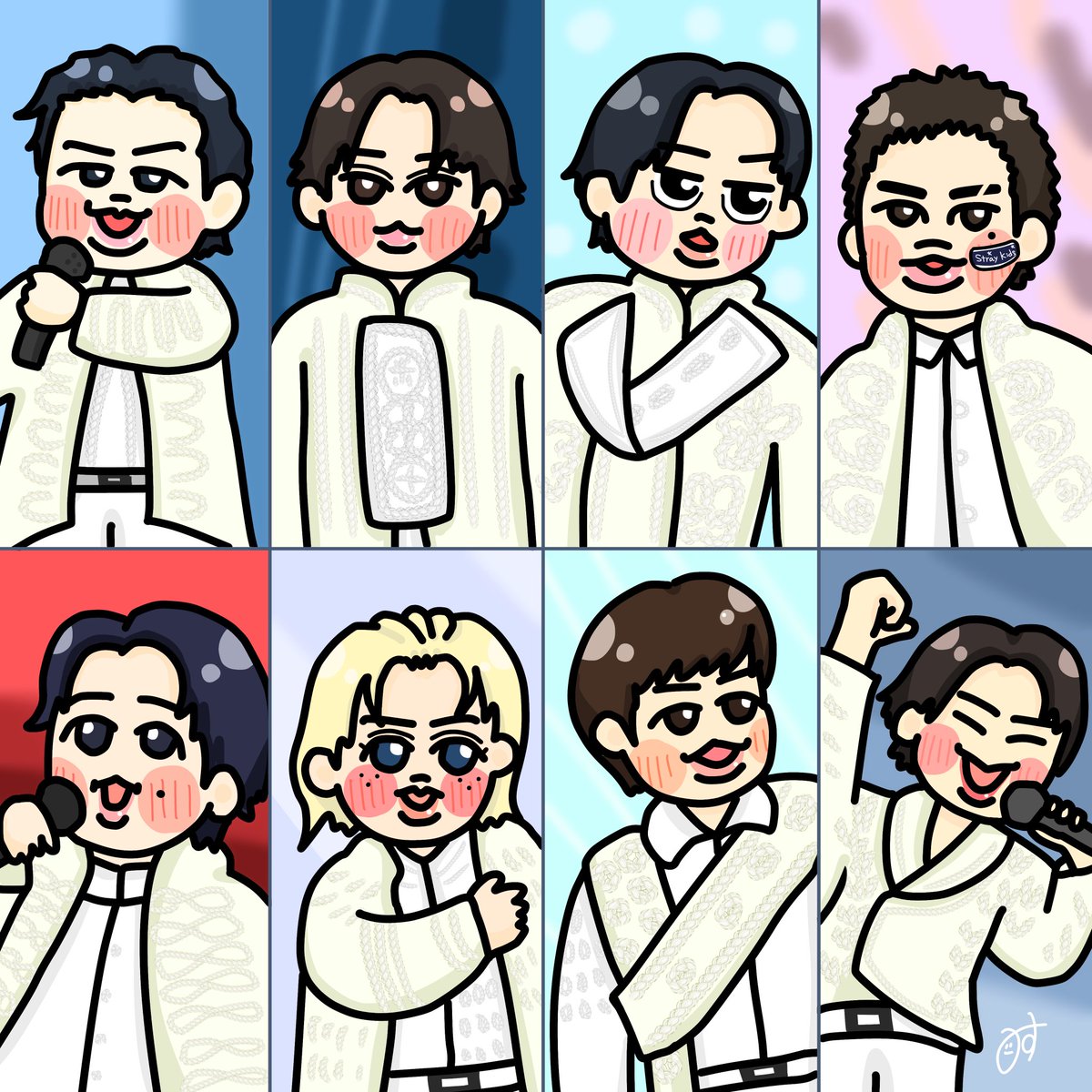 misuz002's tweet photo. ⭐️🎤🔥
 #StrayKids_dominATE 
 #straykidsfanart https://t.co/NUIdn5kpEI