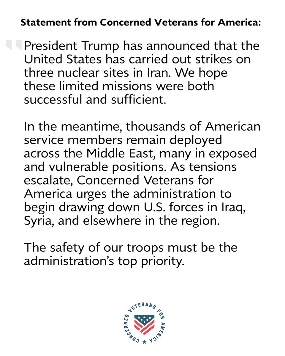 Read CVA’s latest statement on events in Iran.
