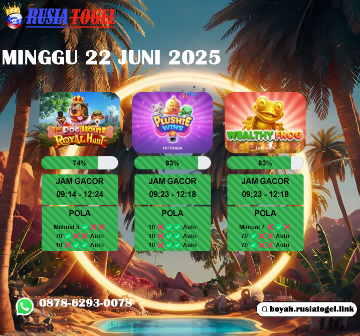 RusiaTogel87's tweet photo. Halo Bosku!! Silahkan di coba pola dan trick permainan yang kami berikan ya bosku pola ini akan membawa anda pada kemenangan dan rasakan sensasi jackpotnya hanya di RUSIATOGEL 
Link :https://t.co/KcJVDEq3Ue
Link Alternatife https://t.co/h6ZquWfcMG…
Rtp : https://t.co/e6FTIucYEO https://t.co/5HXwZMqSAH
