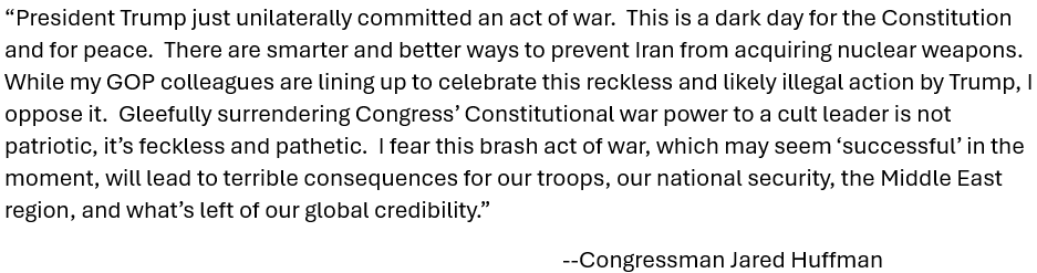 Rep. Jared Huffman tweet media