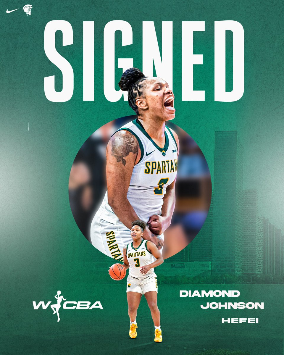 NorfolkStateWBB's tweet image. Headed overseas! 👏
Congratulations to Diamond Johnson on signing a WCBA contract!
📰 shorturl.at/9pF9c
#GoldStandard🔰 | @_diamond3_