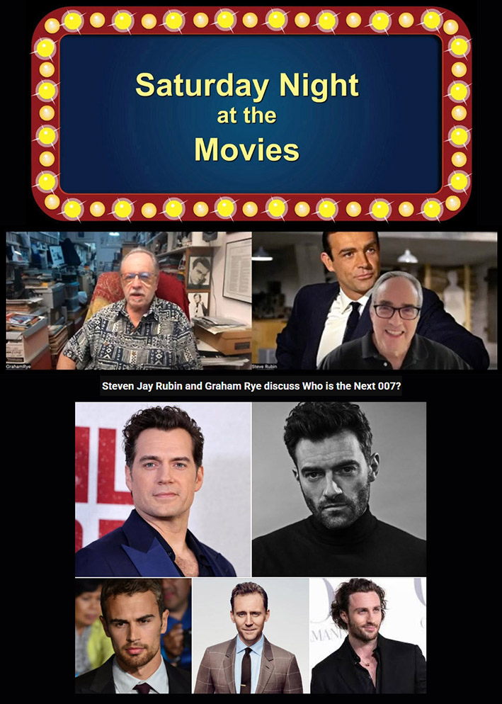 007_magazine's tweet photo. SATURDAY NIGHT AT THE MOVIES
Steven Jay Rubin and Graham Rye 
discuss Who is the Next 007? 
https://t.co/DkG3BsZmQS

https://t.co/XaFiUaXCVn 

#jamesbond #jamesbond007 #stuartmartin #007magazine #bond26 https://t.co/tgnlpEbdsy