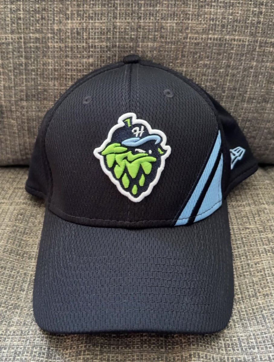 EarnedFunAvg's tweet image. The hats we wore during our recording with Brody Conaty, the GM of the @BCBattleJacks. Brody had a script Battle Jacks hat and this @USABaseball hat. Johnny had the old school teal @Marlins hat and Eric had a @HillsboroHops hat.