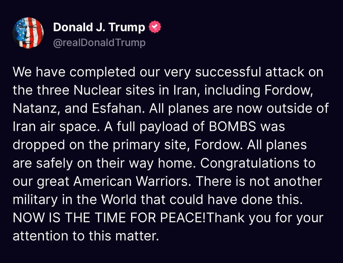 Iranians hope of obtaining weapons of mass destruction is DONE ! ✅