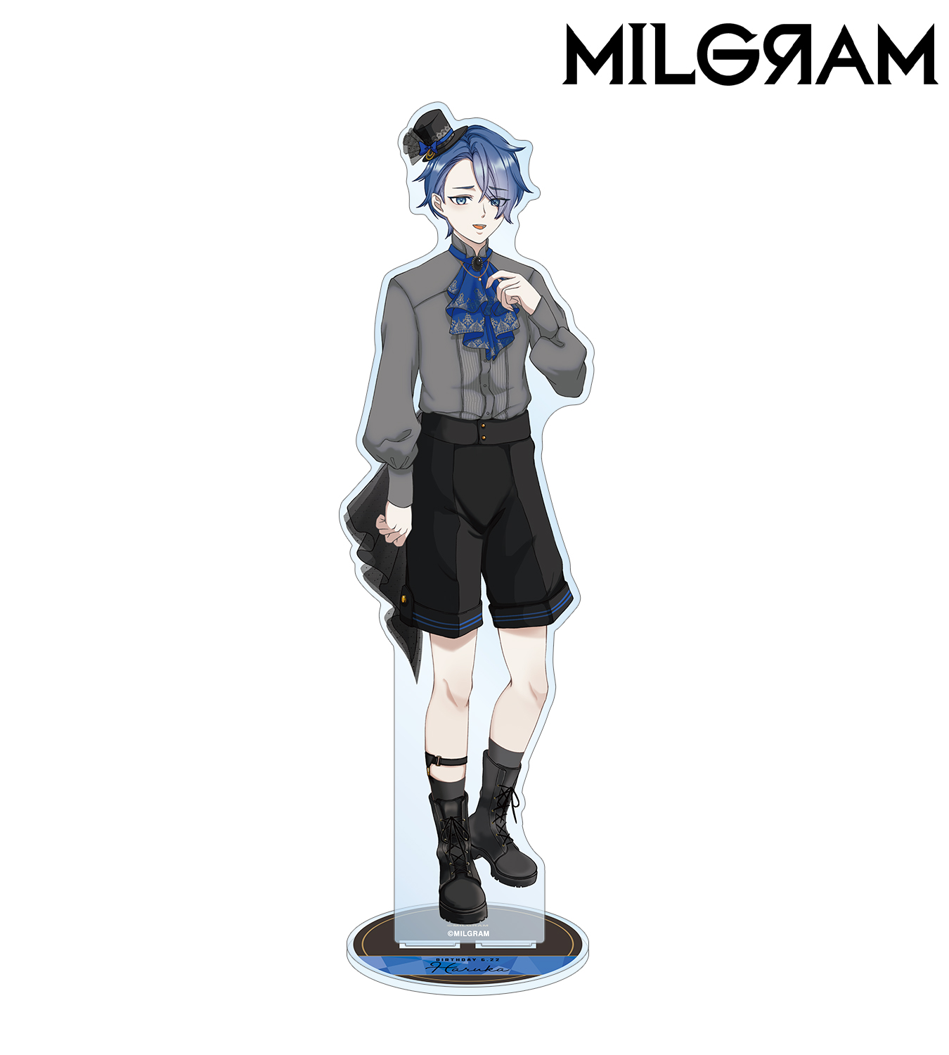 ミルグラム くじ ハルカ バースデー A賞 特大ダイカットアクリルパネル MILGRAM -ミルグラム-_描き下ろし ハルカ バースデーver. 特大