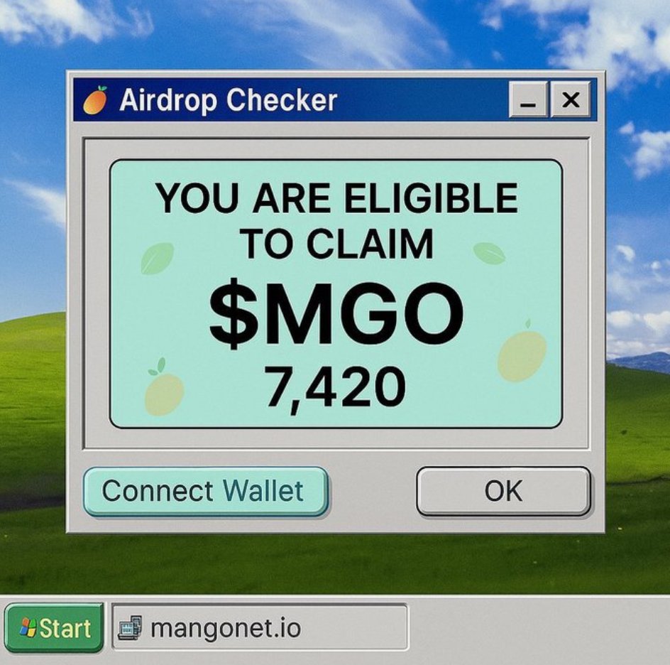 Furga's tweet photo. 🕸️ $MGO | AIRDROP CHECKER LIVE
Mangonet is quietly rewarding its early users with $MGO.
This one’s under the radar — check if you qualify 👇
🔗 Airdrop Checker: https://t.co/k7LSwANDUP
✅ Scalable ecosystem
✅ Early-phase rewards
#MGO #Mangonet #MGODrop #ClaimMGO #AirdropAlpha https://t.co/gyzATIrWiu
