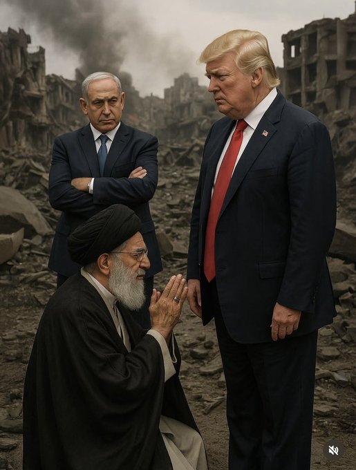 Now Donald Trump should be given the Nobel

HISTORIC MOMENT FOR THE UNITED STATES OF AMERICA, ISRAEL, AND THE WORLD. IRAN MUST NOW AGREE TO END THIS WAR. THANK YOU!"

#Iran #Trump #WorldWar3