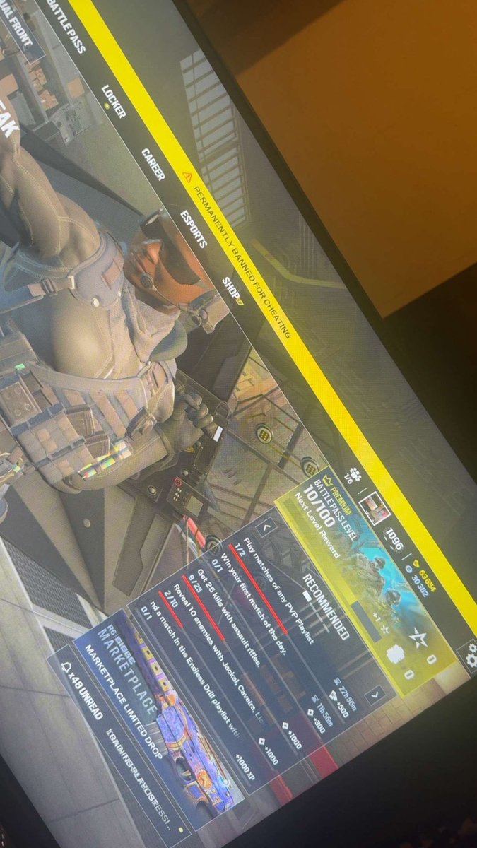 Slothster_'s tweet photo. Wtaf??? I’m shit how am I banned. ?? @Ubisoft @UbisoftSupport @Ubisoft_UK https://t.co/5bv5DL8gv9