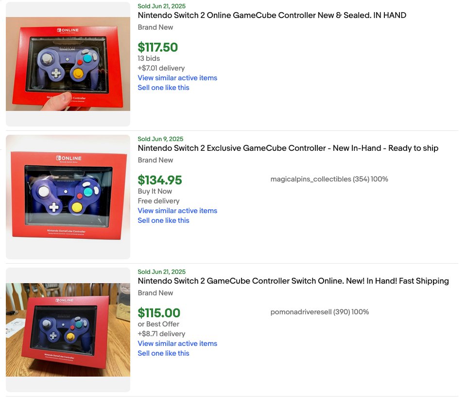 GameCube Switch Controller is still available from the Nintendo Store: bit.ly/4jNU9d1 don't buy from scalpers!
