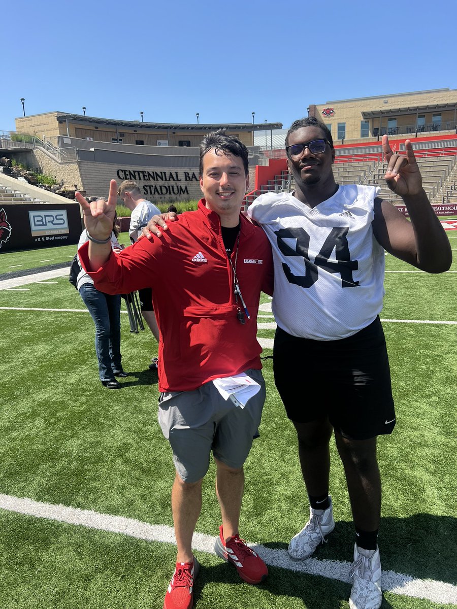 mrajordanjr21's tweet image. I had a great time at the Arkansas state camp and i am blessed to have been able to show my abilities on the felid and what i bring to the table @CoachNickGrimes @CoachRyanFavre @CoachKDallas @Danny__mejia @CoachTFoster